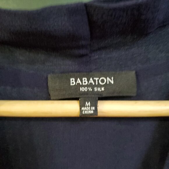 Babaton | Silk Sleeveless Crossover Blouse - Picture 4 of 4